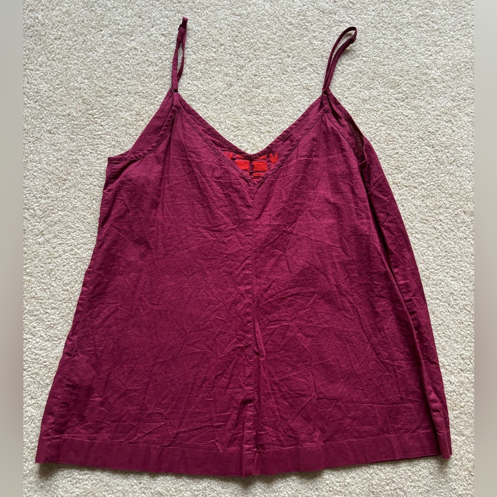Embroidered Cami Tank Top - Picture 2 of 4